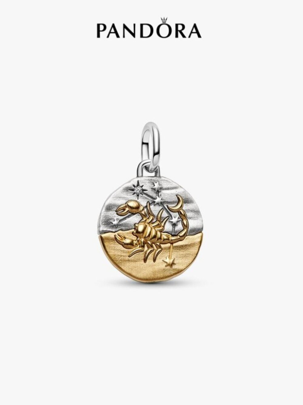 Pandora Scorpio Zodiac Medallion Charm